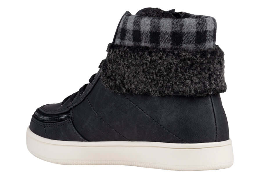 Women's Black/Charcoal BILLY Cuffs -Shoekid.ca