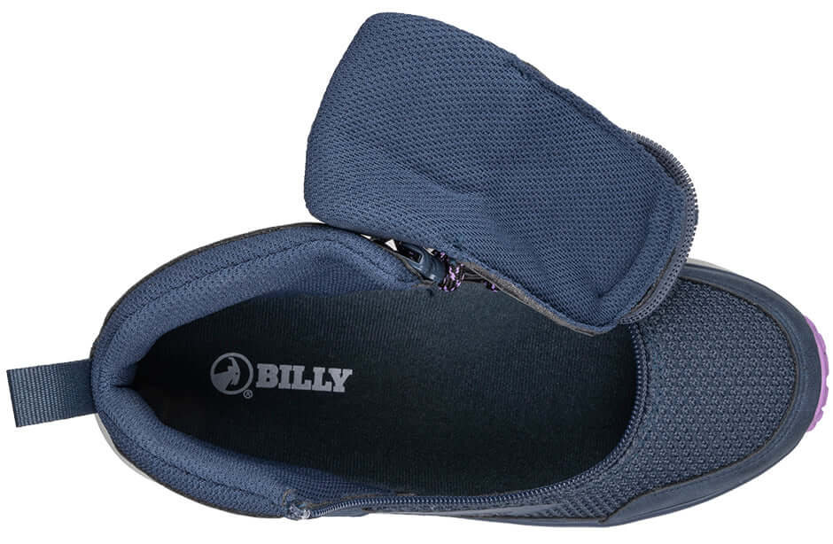 Women's Navy/Purple BILLY Inclusion Trail Boots -Shoekid.ca
