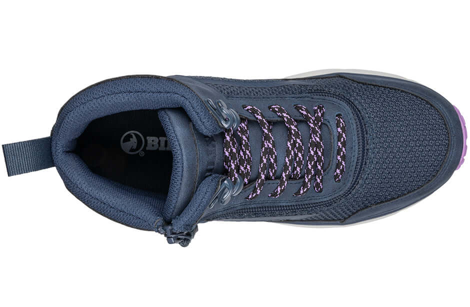 Women's Navy/Purple BILLY Inclusion Trail Boots -Shoekid.ca