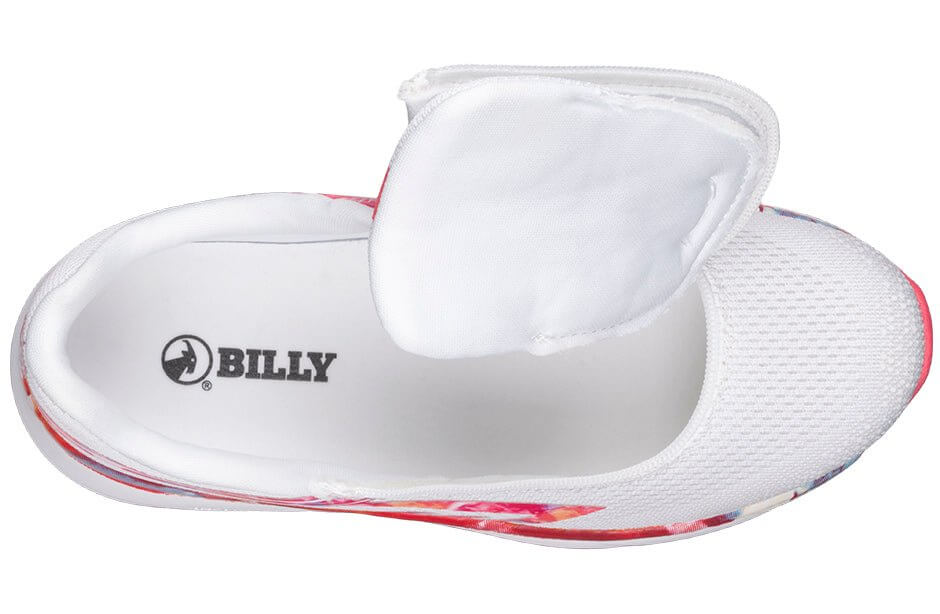 Women's Pink Marble BILLY Sport Inclusion Athletic Sneakers -Shoekid.ca