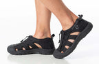 Women's Black to the Floor BILLY River Sandals -Shoekid.ca