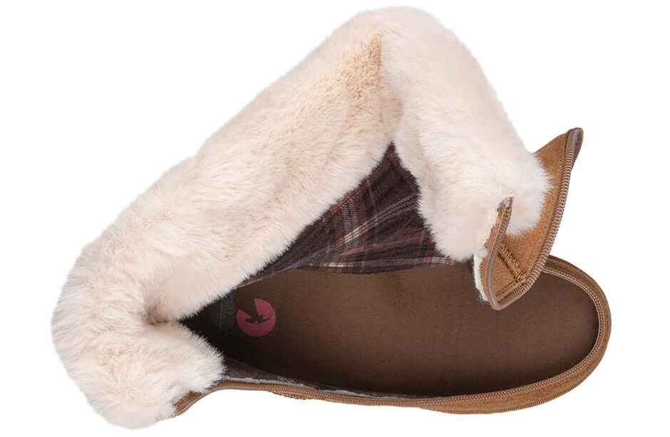 Women's Chestnut BILLY Cozy Boots -Shoekid.ca