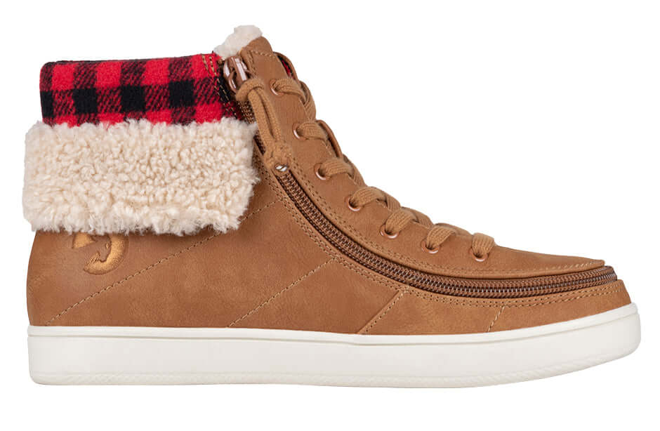 Women's Cognac BILLY Cuffs -Shoekid.ca